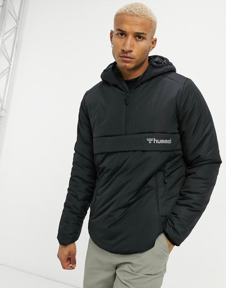Hummel Chase Half Zip Jacket In Black
