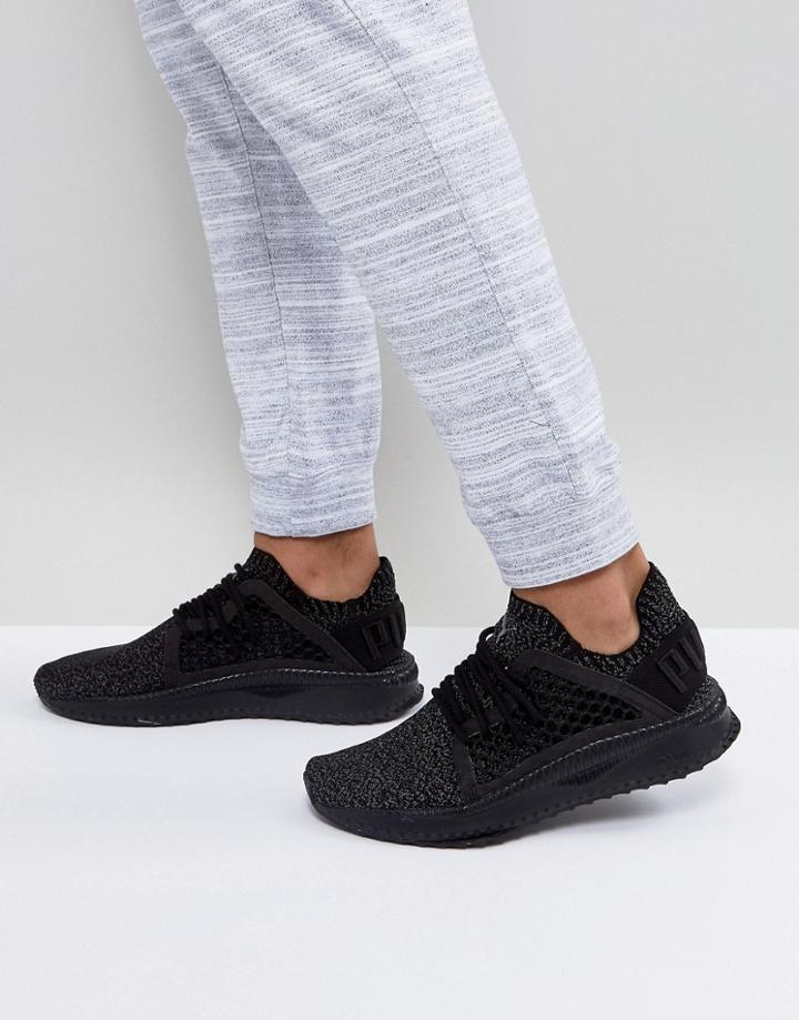 Puma Tsugi Netfit Evoknit Sneakers In Black 36510801 - Black