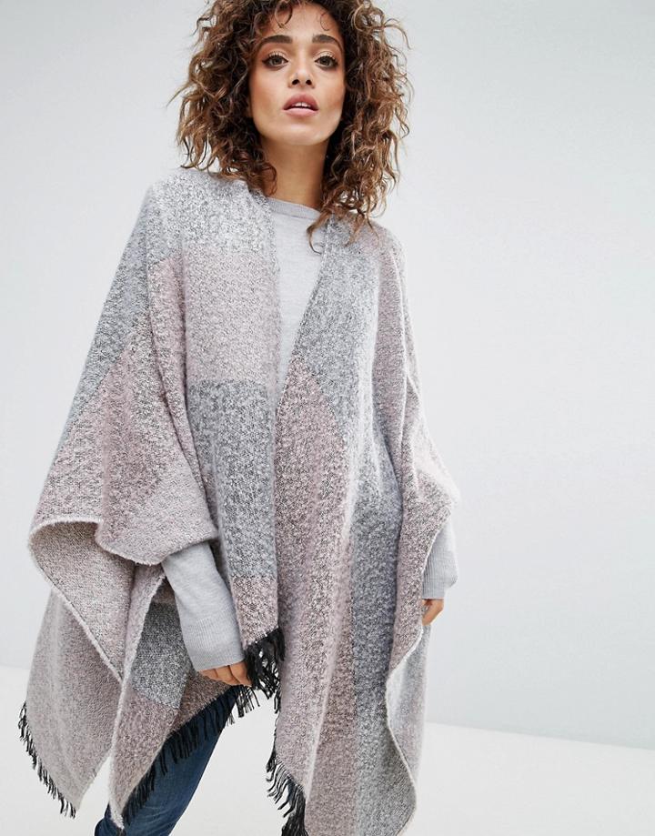 Boardmans Wrap Around Cape - Gray