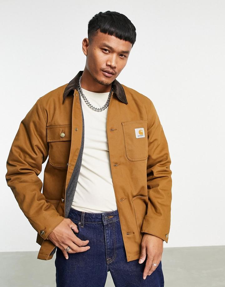 Carhartt Wip Michigan Jacket In Brown