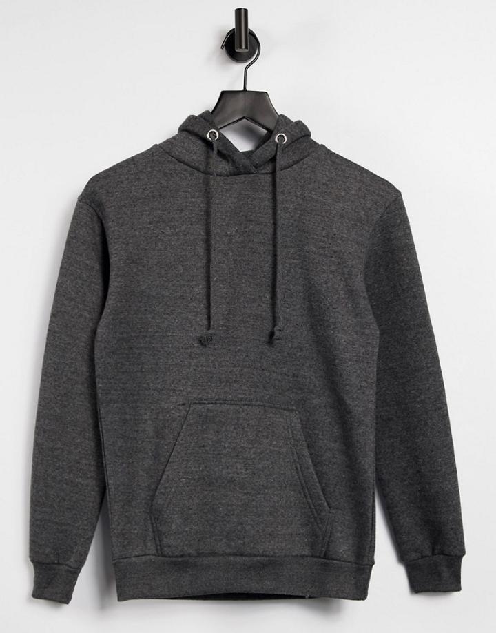 Brave Soul Relaxed Fit Clara Hoodie In Gray-grey
