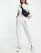 Nike Revival Fleece Sweatpants In Pale Gray-grey