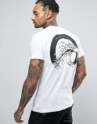 Friend Or Faux Tidal Back Print T-shirt - White