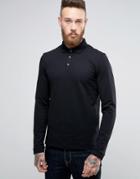Hugo By Hugo Boss Dirage Long Sleeve Polo Pique Double Collar Slim Fit