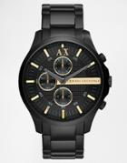 Armani Exchange Stainless Steel Strap Watch Ax2164 - Black