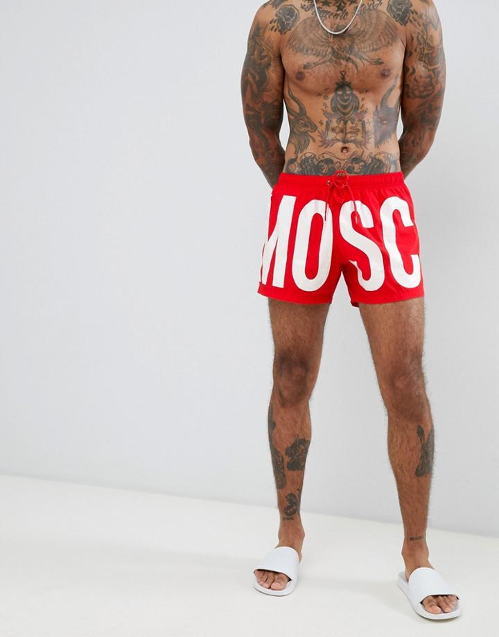 Moschino Swim Short - Red