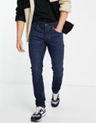 French Connection Slim Fit Jeans In Dark Blue-blues