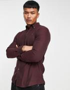Farah Long Sleeve Shirt In Red