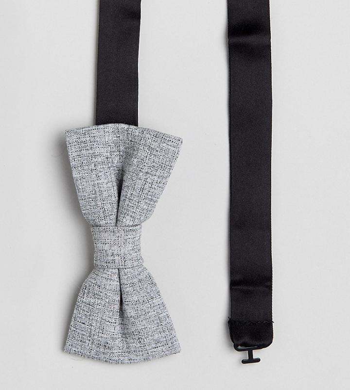 Noak Bow Tie In Jersey - Gray