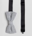 Noak Bow Tie In Jersey - Gray