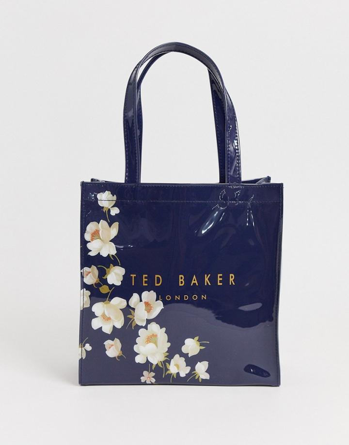 Ted Baker Fraicon Pearl Print Small Icon Bag-navy