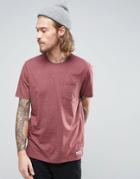 Element Basic Pocket T-shirt In Red Heather - Red