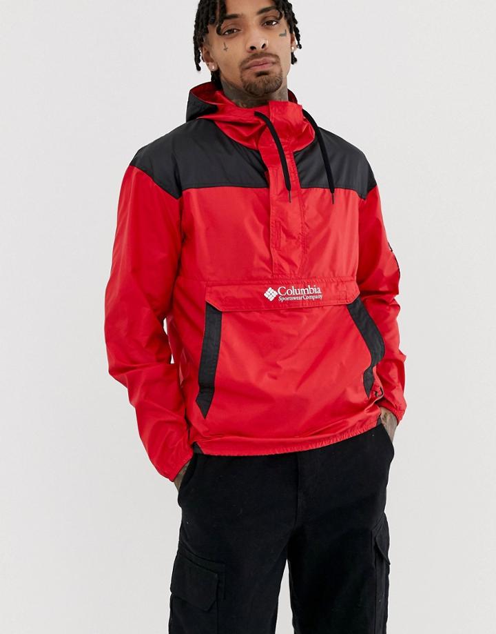 Columbia Challenger Windbreaker In Red - Red