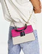Nali Top Handle Box Bag In Ivory-white