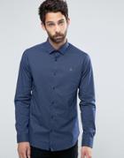 Farah Manderson Slim Fit Formal Shirt - Blue