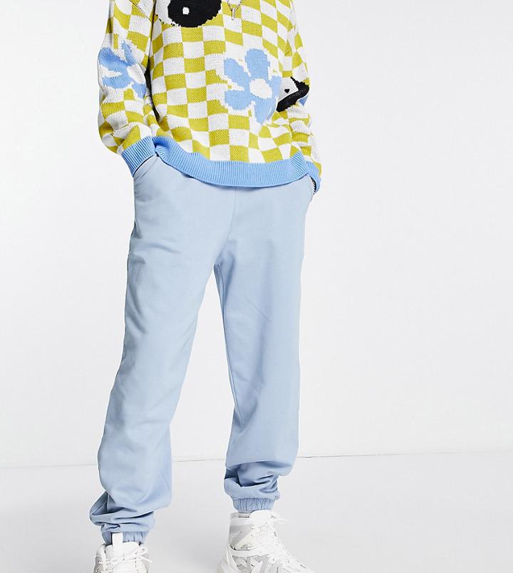 Collusion Sweatpants In Ash Blue