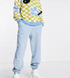 Collusion Sweatpants In Ash Blue