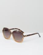 Jeepers Peepers Oversizes Round Sunglasses - Brown