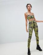 Elsie & Fred High Waisted Leggings Two-piece - Yellow