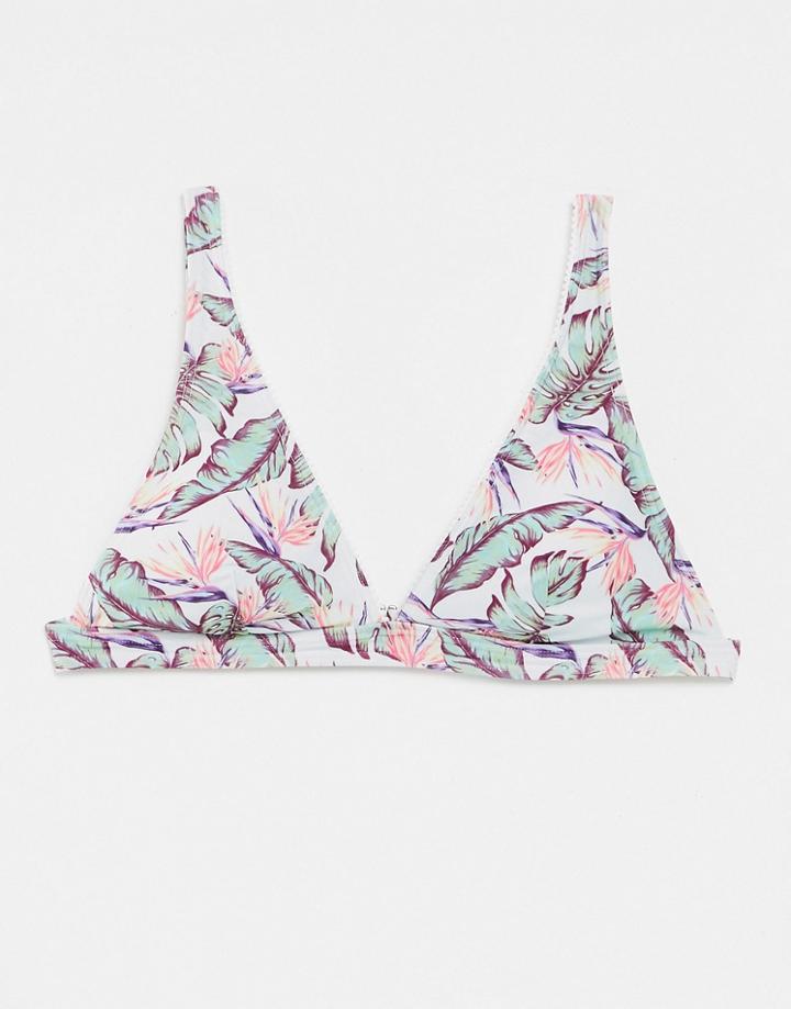 Chelsea Peers Tropical Bikini Top-multi