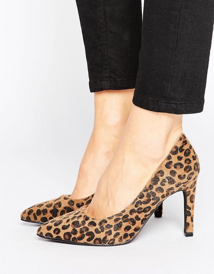 Pimkie Leopard Print Heel - Brown