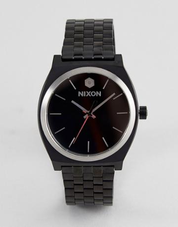 Nixon X Star Wars Kylo Ren Time Teller Bracelet Watch In Black - Black