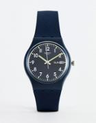Swatch Gn718 Original Sir Blue Watch In Blue - Navy