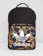 Adidas Originals Classic Backpack In Camo Cd6121 - Green