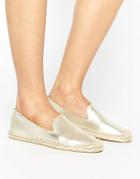 Soludos Slipper Espadrille - Silver