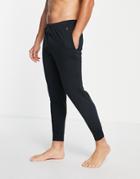 Polo Ralph Lauren Waffle Sweatpants With Pony Logo In Black