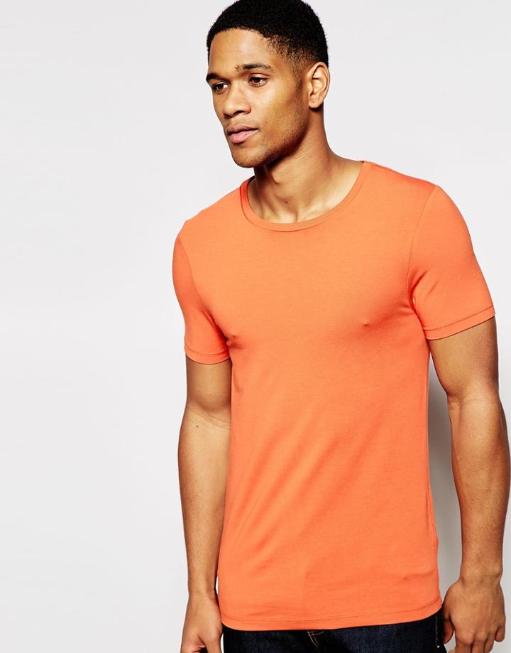 Asos Extreme Muscle T-shirt With Crew Neck And Stretch - Roobius Tea