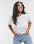 Asos Design Ultimate Cotton T-shirt With Crew Neck In White - White