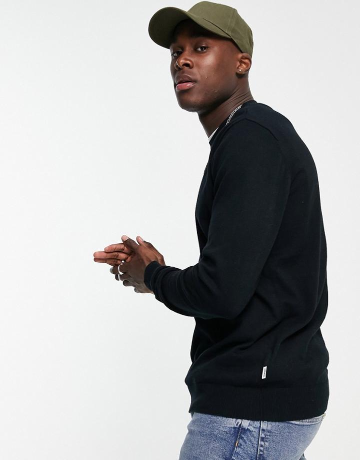 Wrangler Crew Neck Sweater-black