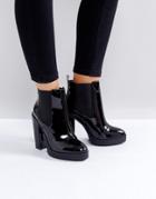 Asos Elbon Chunky Chelsea Boots - Black