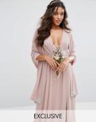 Tfnc Wedding Cover Up With Pretty Embellishment - Pink