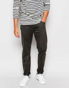 Lee 5 Pocket Pants Daren Regular Slim Fit Washed Twill - Pirate Black