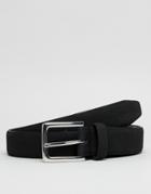 French Connection Plain Suedette Belt-black