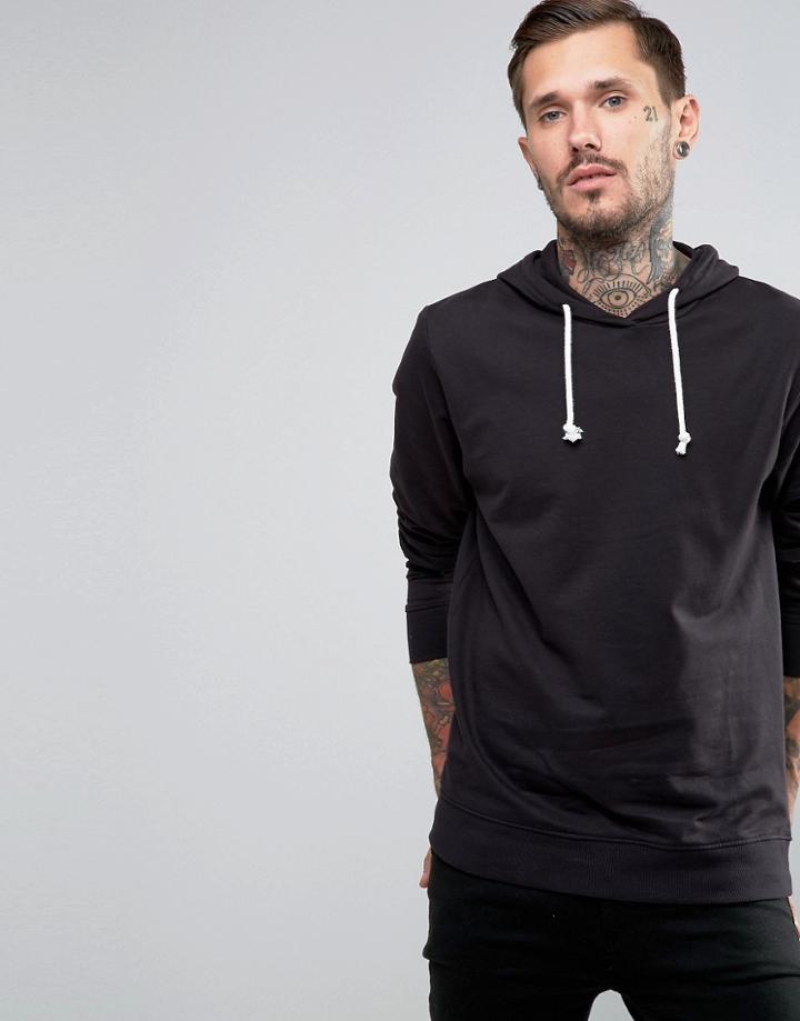 Troy Overhead Hoodie - Black