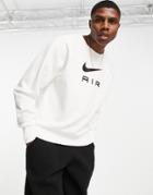 Nike Air Sweatshirt In White