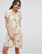 Vero Moda Floral Print Shirt Dress - Multi