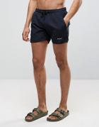 Nicce London Swim Short In Navy - Navy