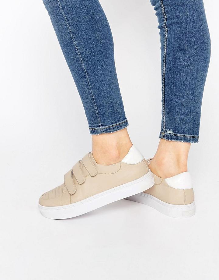 Senso Abigail Ii Nude Leather Sneakers - Nude