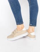 Senso Abigail Ii Nude Leather Sneakers - Nude