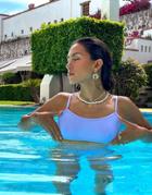 Noisy May Scoop Neck Bikini Top In Lilac - Part Of A Set-purple