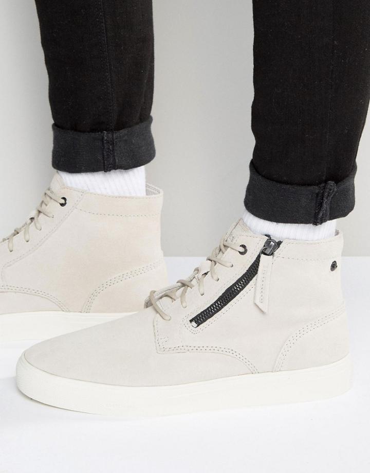 Diesel Klawyn Suede Hi Top Sneakers - Gray