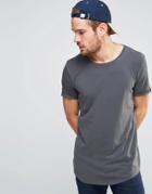 Esprit Crew Neck T-shirt - Gray