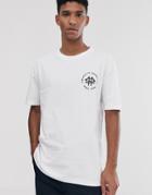 Brooklyn Supply Co Oversized T-shirt With Logo In White - White
