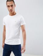 Farah Farris Slim Fit T-shirt In White - White