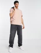 Asos Design Relaxed Fit T-shirt In Washed Pink