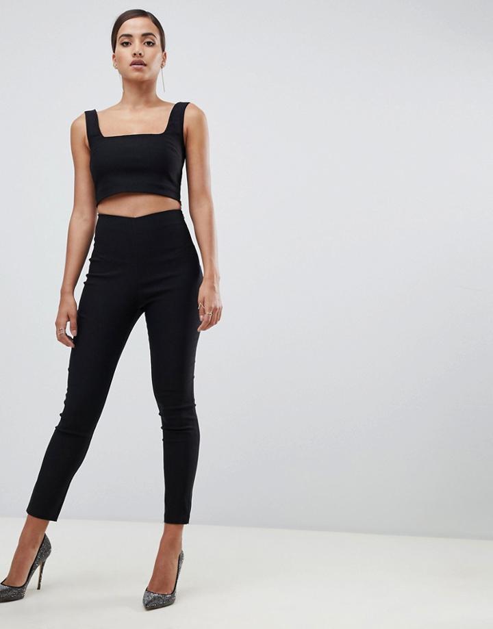 Vesper Tailored Pants Two-piece In Black